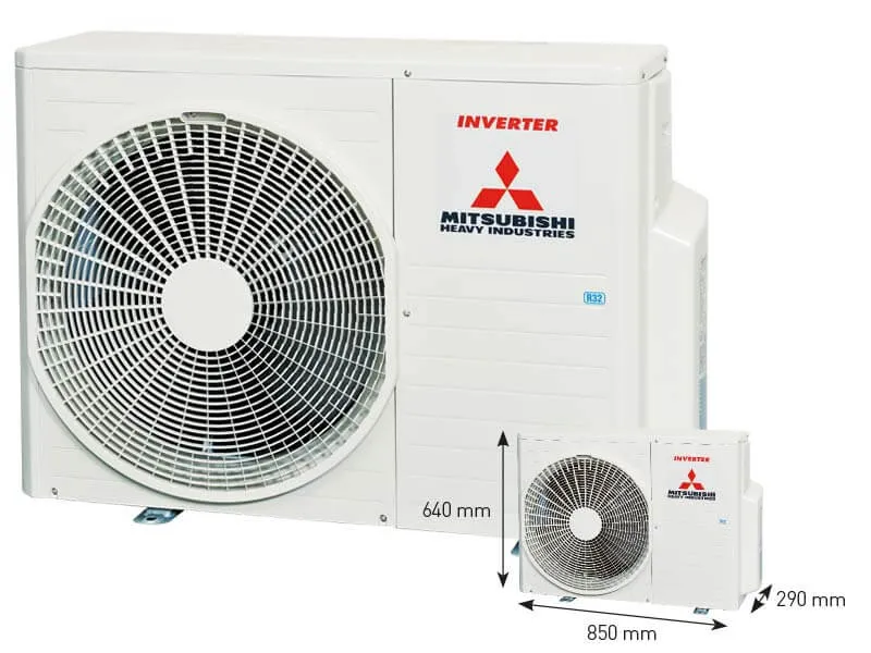 Външно тяло за мултисплит MITSUBISHI HEAVY SCM60ZS-W, 21 000 BTU / 3 вътрешни тела /